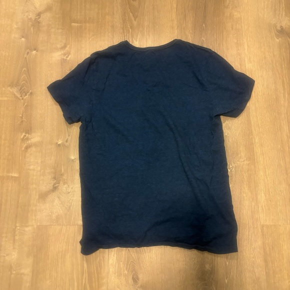 Old navy soft washed striped Crewneck navy & gray t-shirts size M EUC - Picture 2 of 7